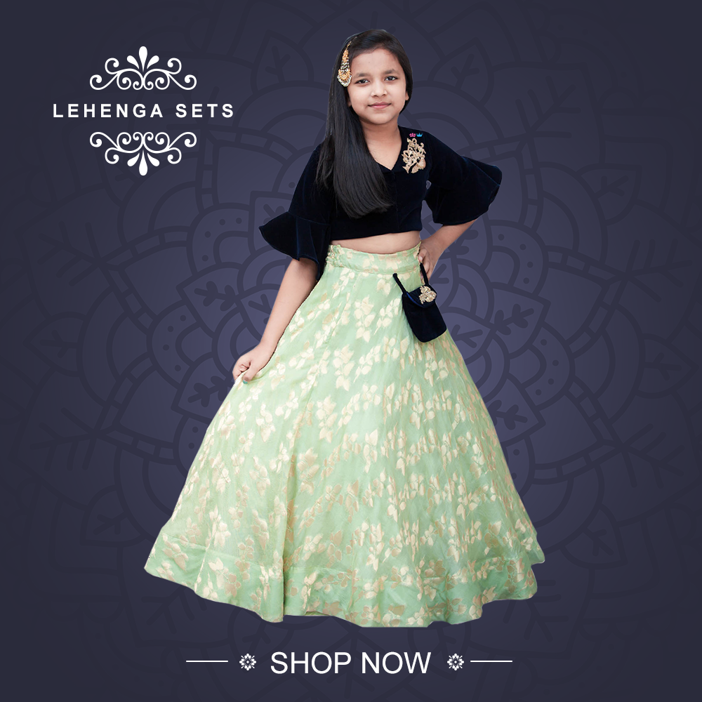 Baby girl lehenga choli design on sale