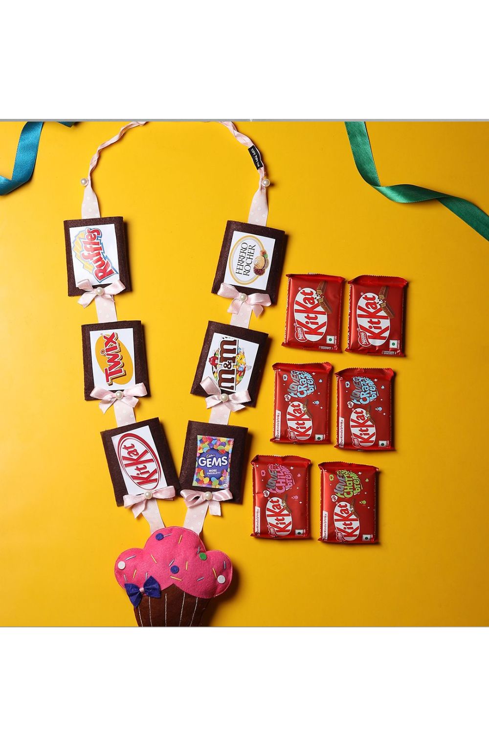 Multicolor Chocolate Theme Holi Mala