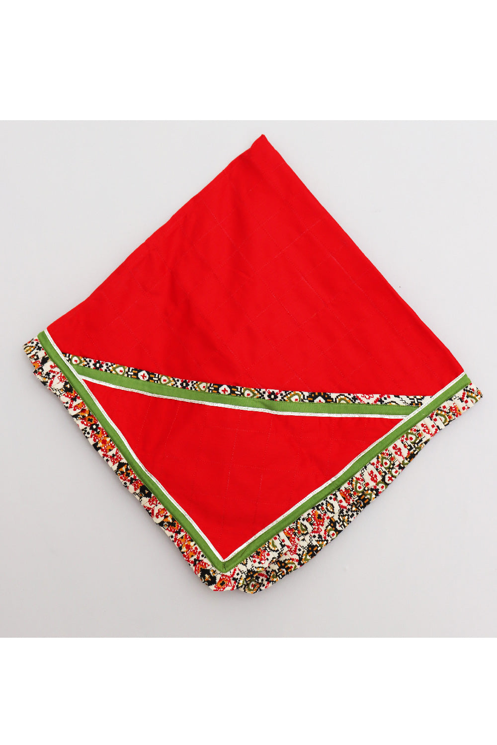 Multicolor Janmashtami Embroidered Cotton Jamna Set