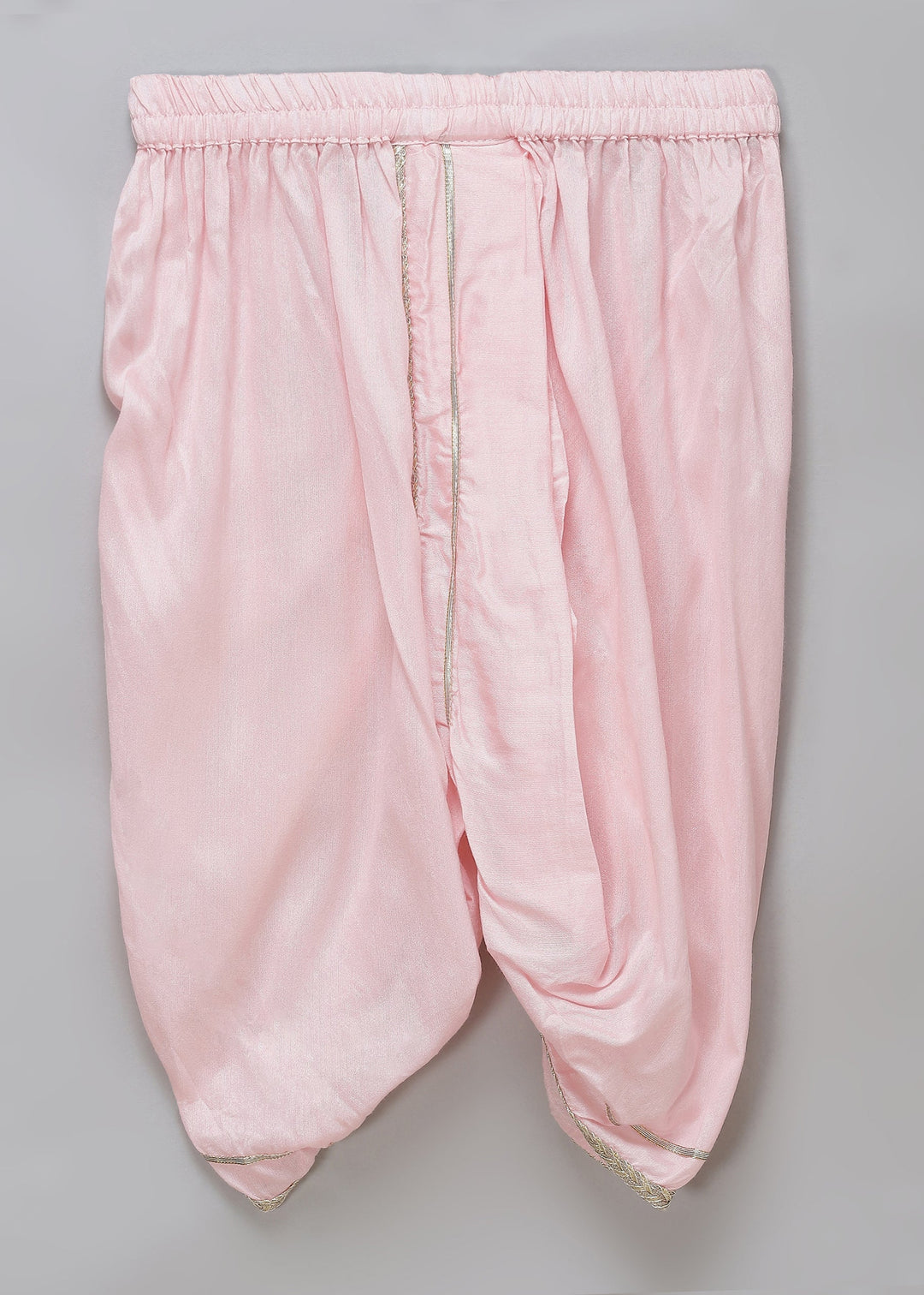 Pink Cow Printed Off White Kurta With Pyjama Set