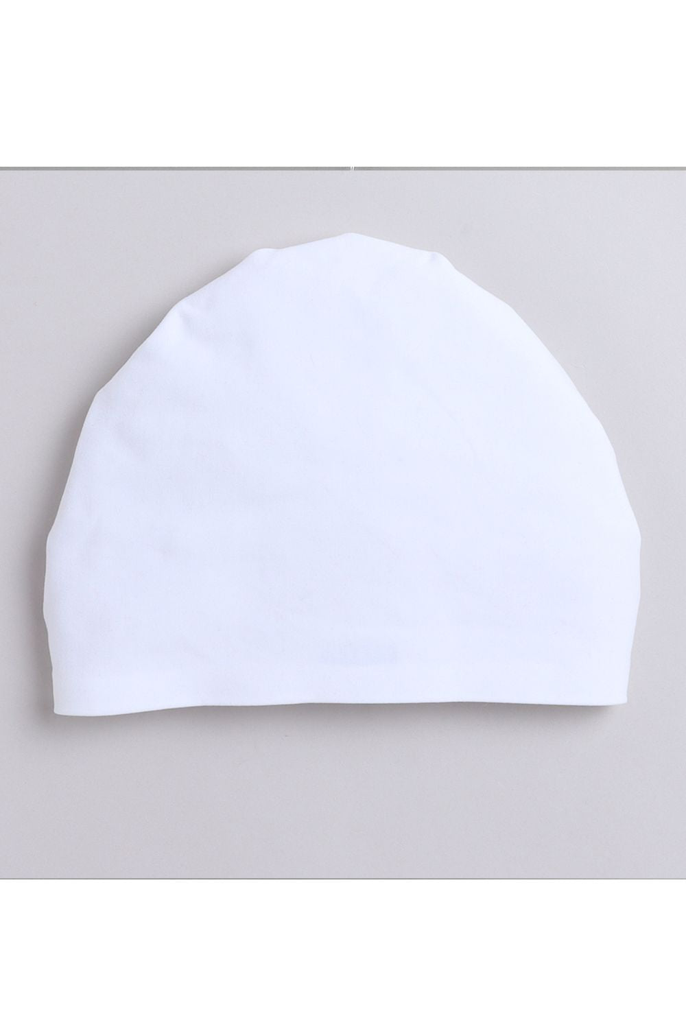 Unisex Cotton Rang Barse Adult Turban Cap- White/Black