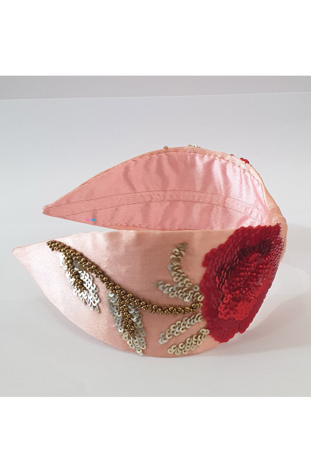 Pink rose motif design hairband! designer Hair Accessories, designer Hair Clips, designer Hair Bands, Hair Accessories for girls