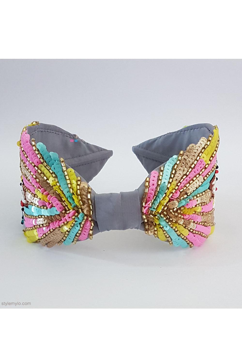 Multicolor bird hairband