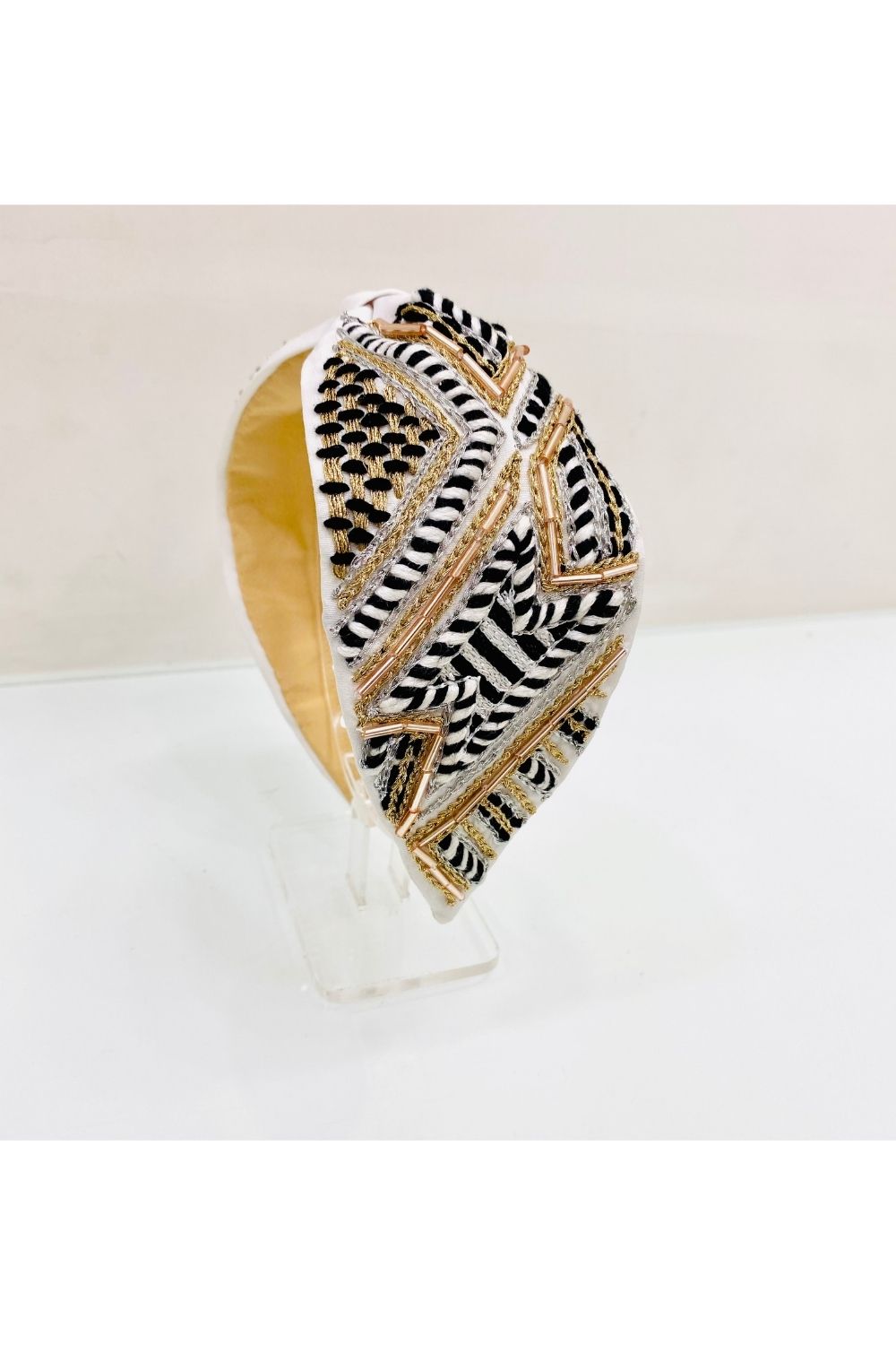 White blossom pure crepe hairband