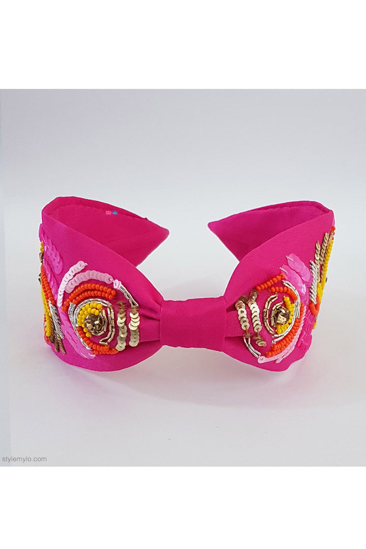 Blingy pink hairband