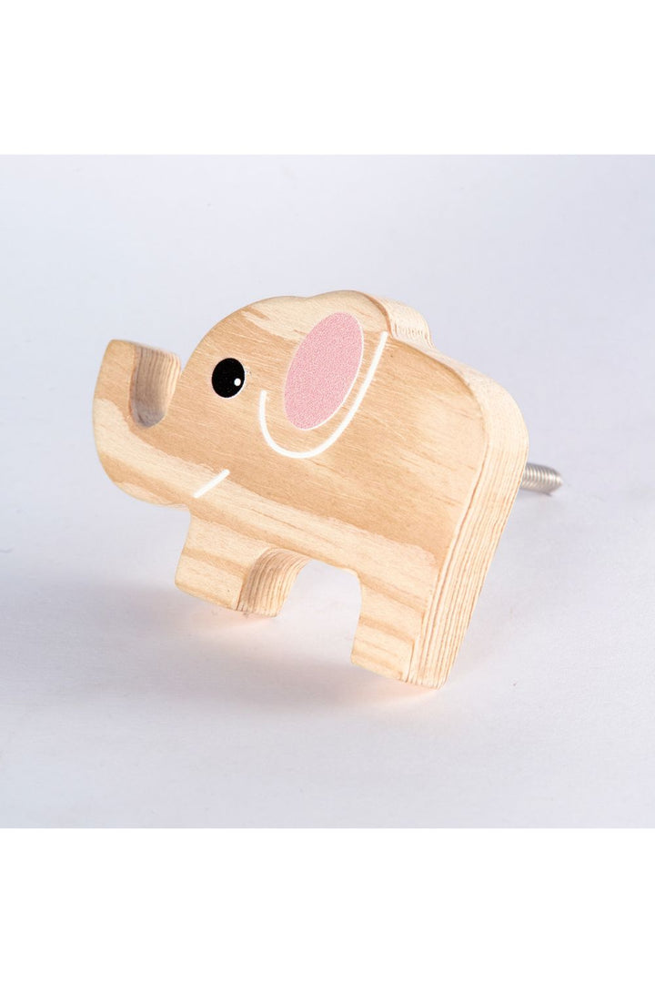 Elephant Wooden Knob