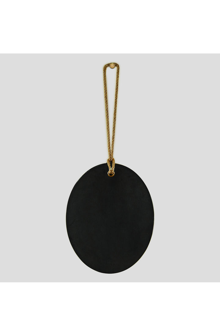 J For Joyful Oval Mirror Frame