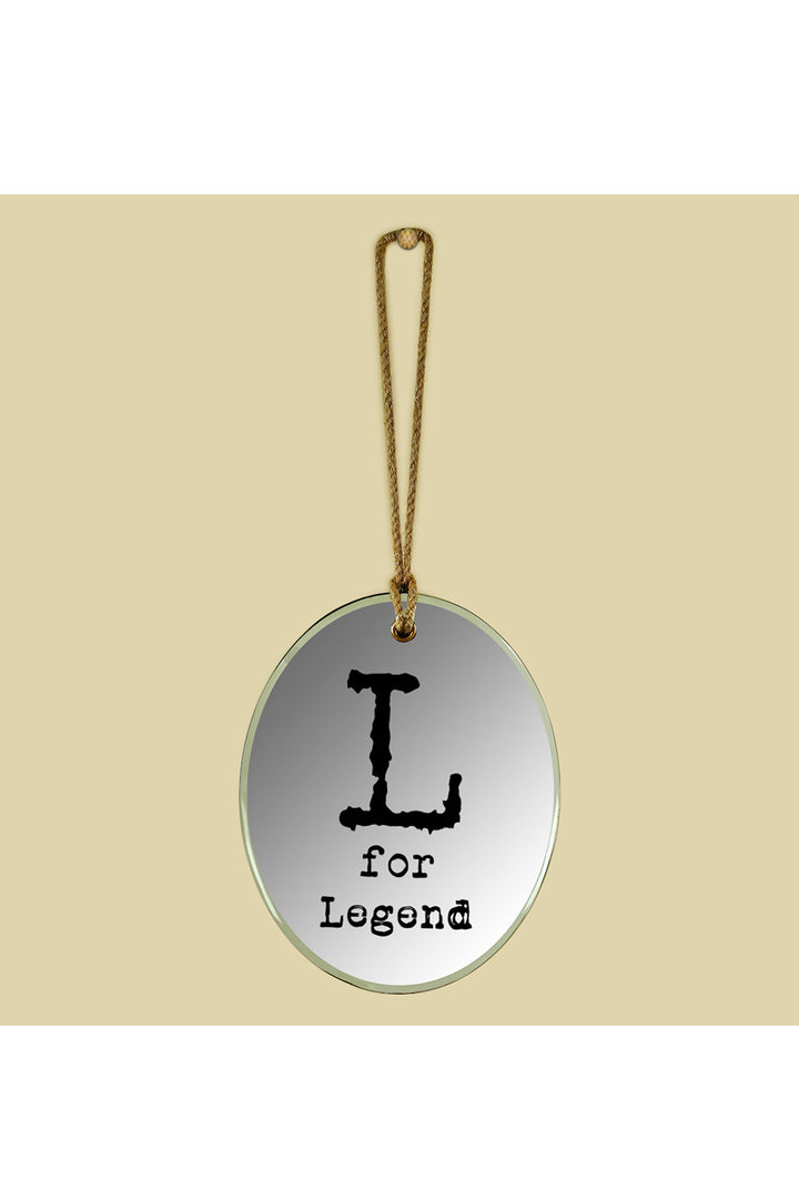 L For Legend Oval Mirror Frame