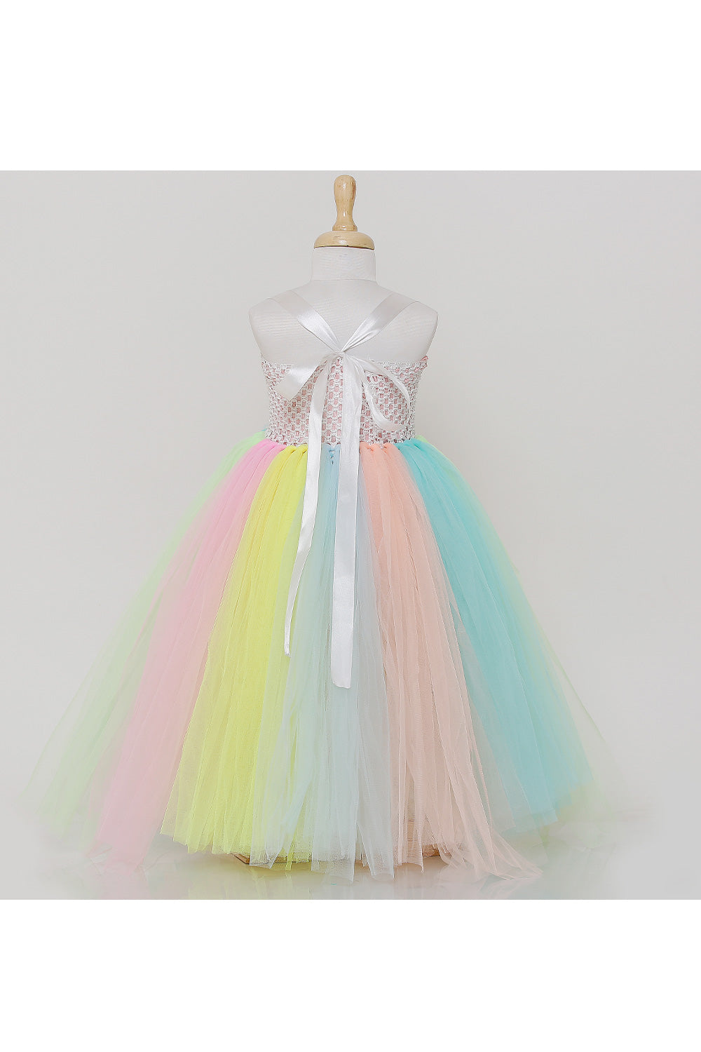 Candy motif multicolor tutu gown