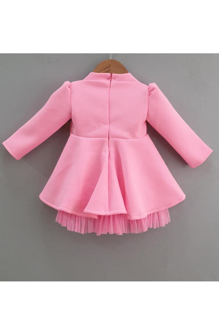 Bow knee length dress