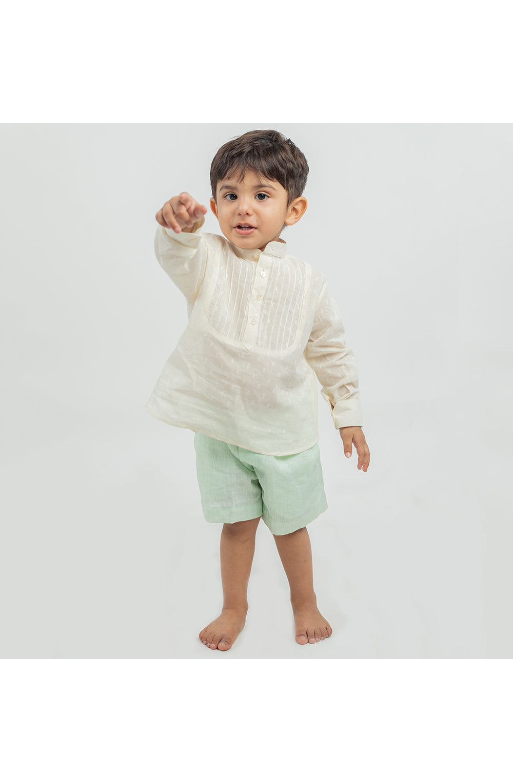 Short kurta and shorts set