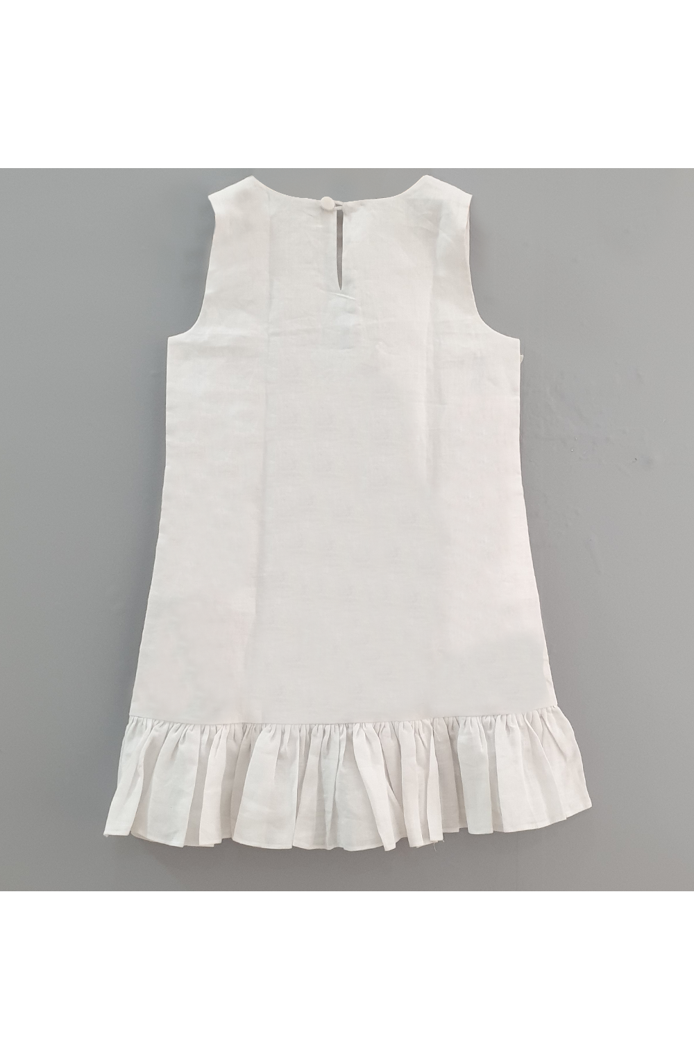 Hand painted barbie white dress