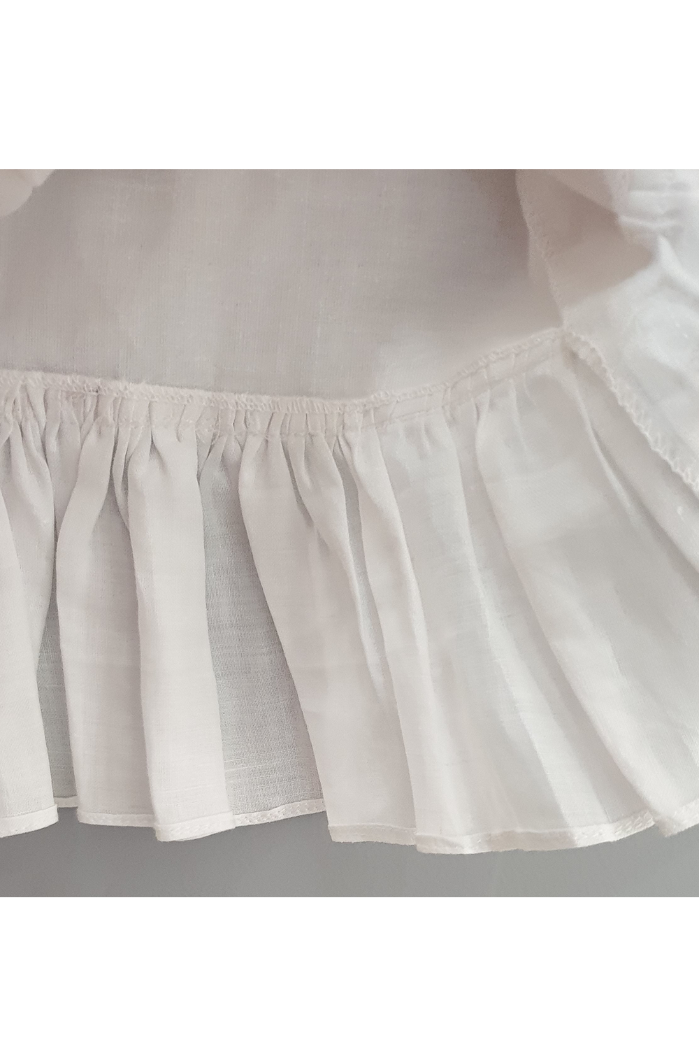 Hand painted barbie white dress