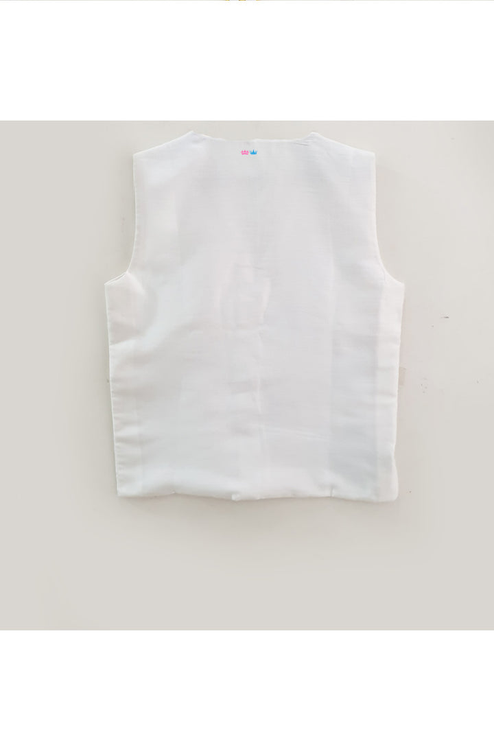 Lion guard embroidered waistcoat