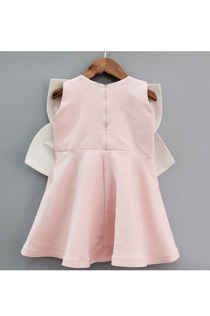 White Stylish Flower Embellished Sleeveless Dress