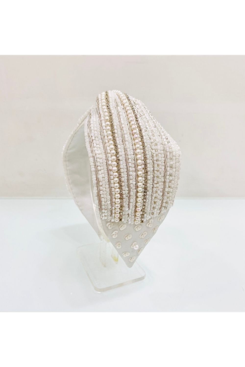 White secret pure crepe hairband