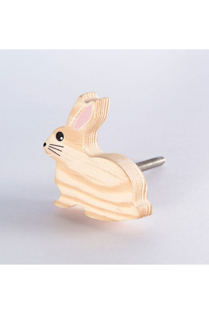 Rabbit Wooden Knob
