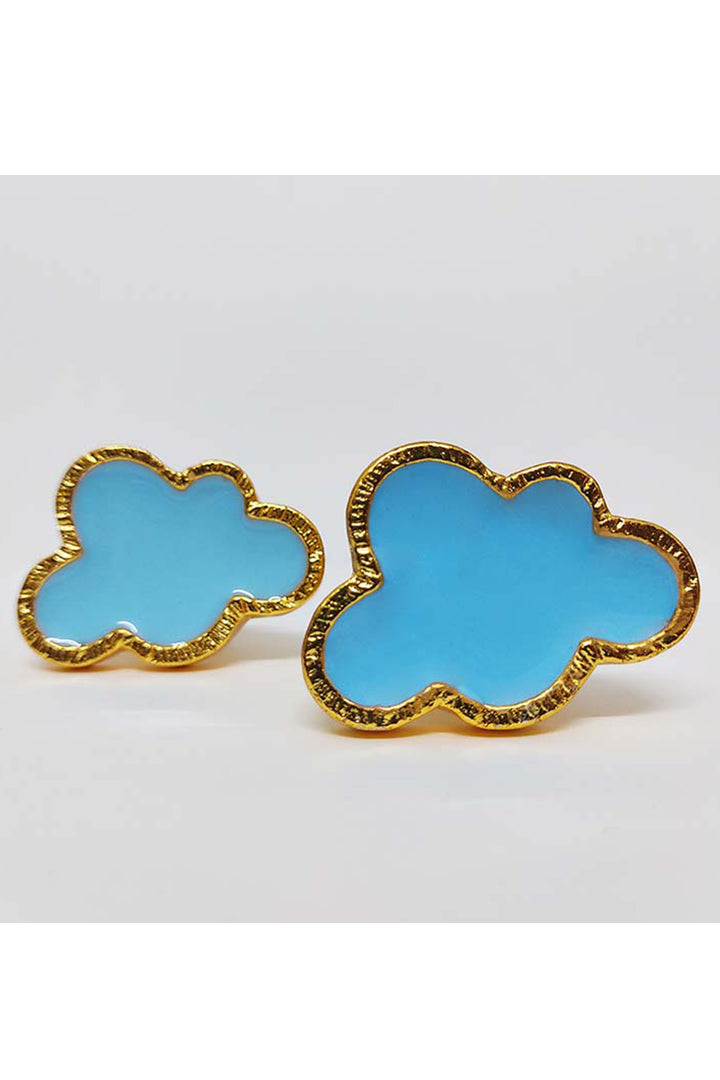Cloud Brass Knobs