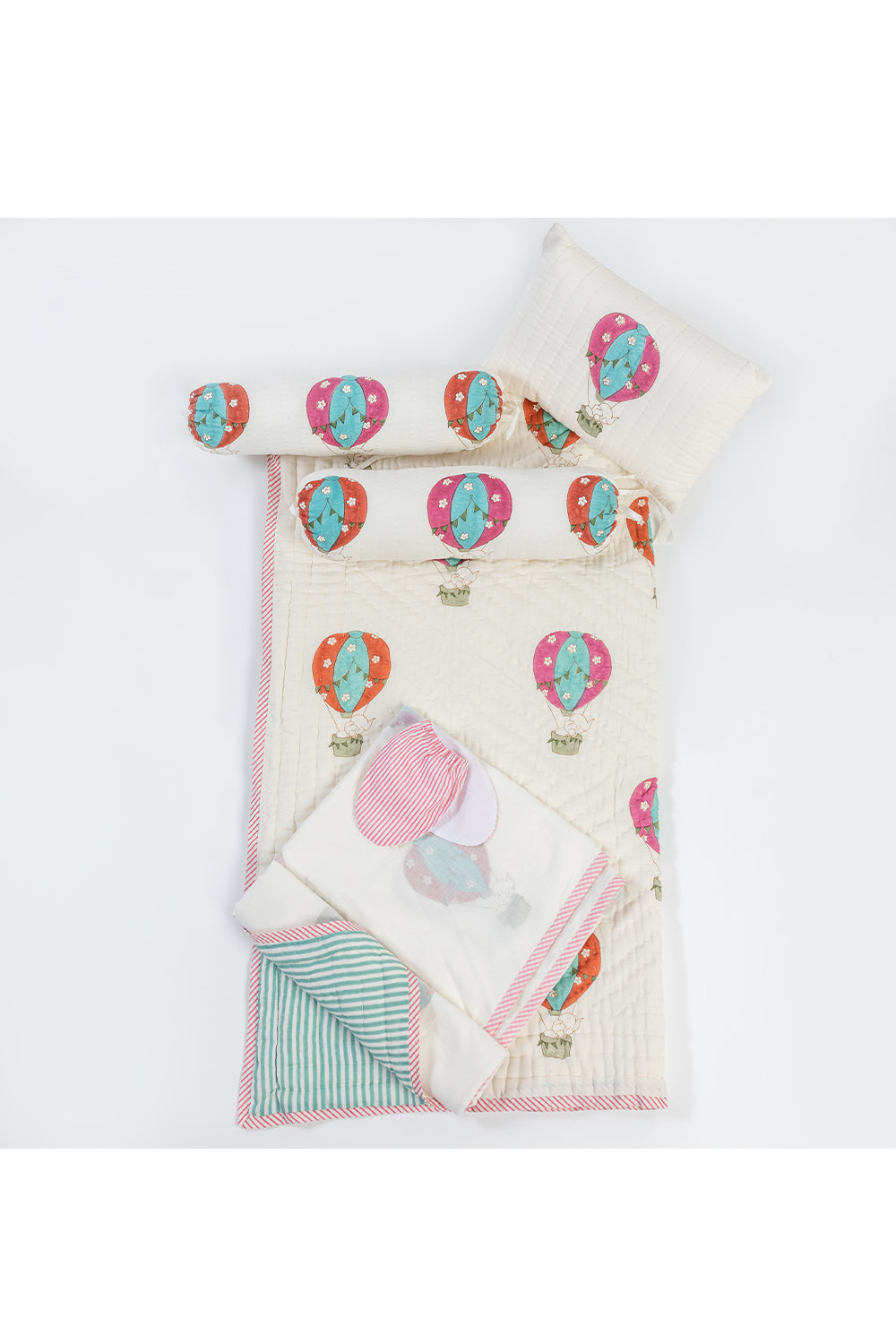 Hot Air balloon Printed Bedding Set