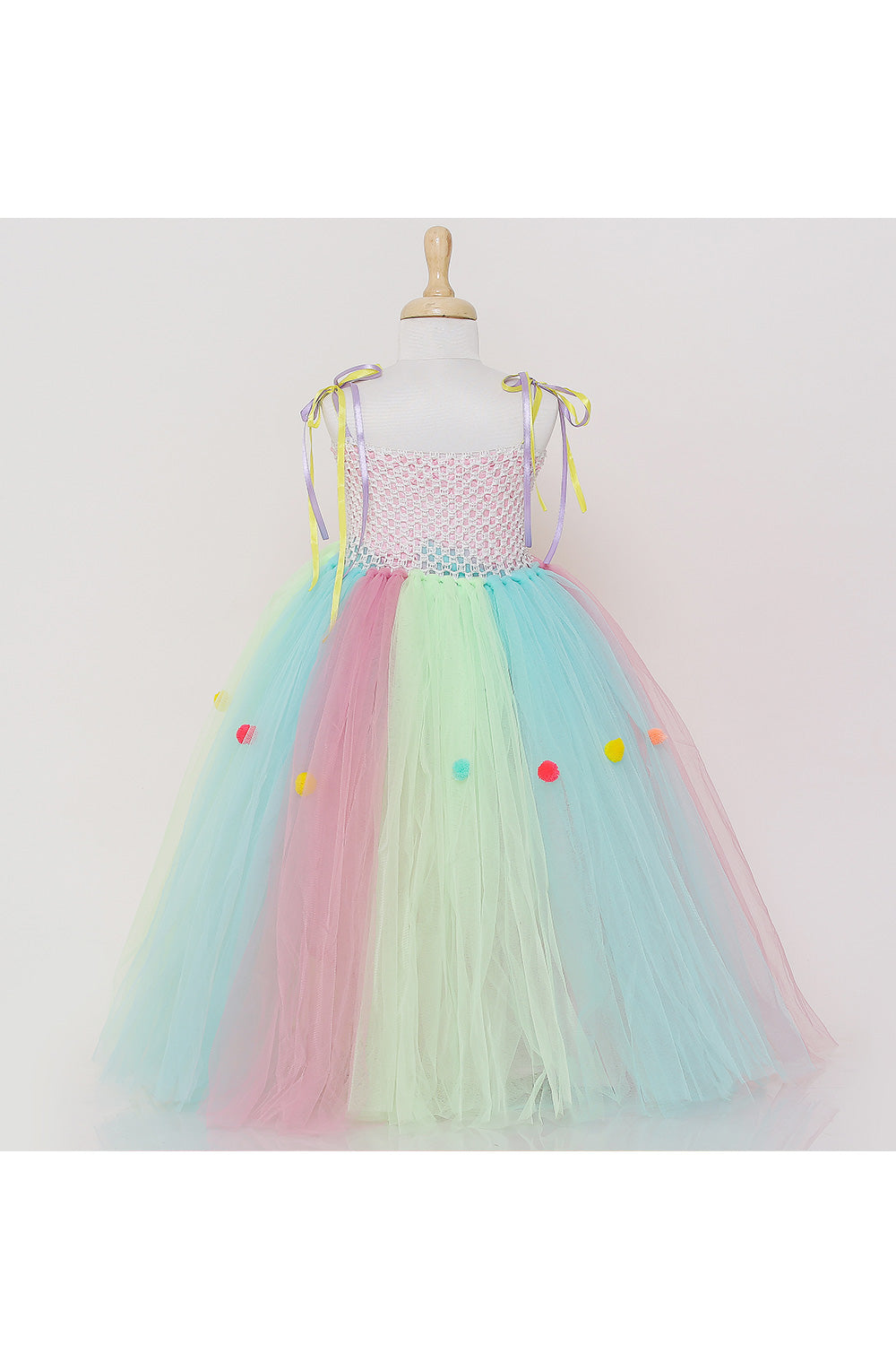 Cup cake motif multicolor tutu gown