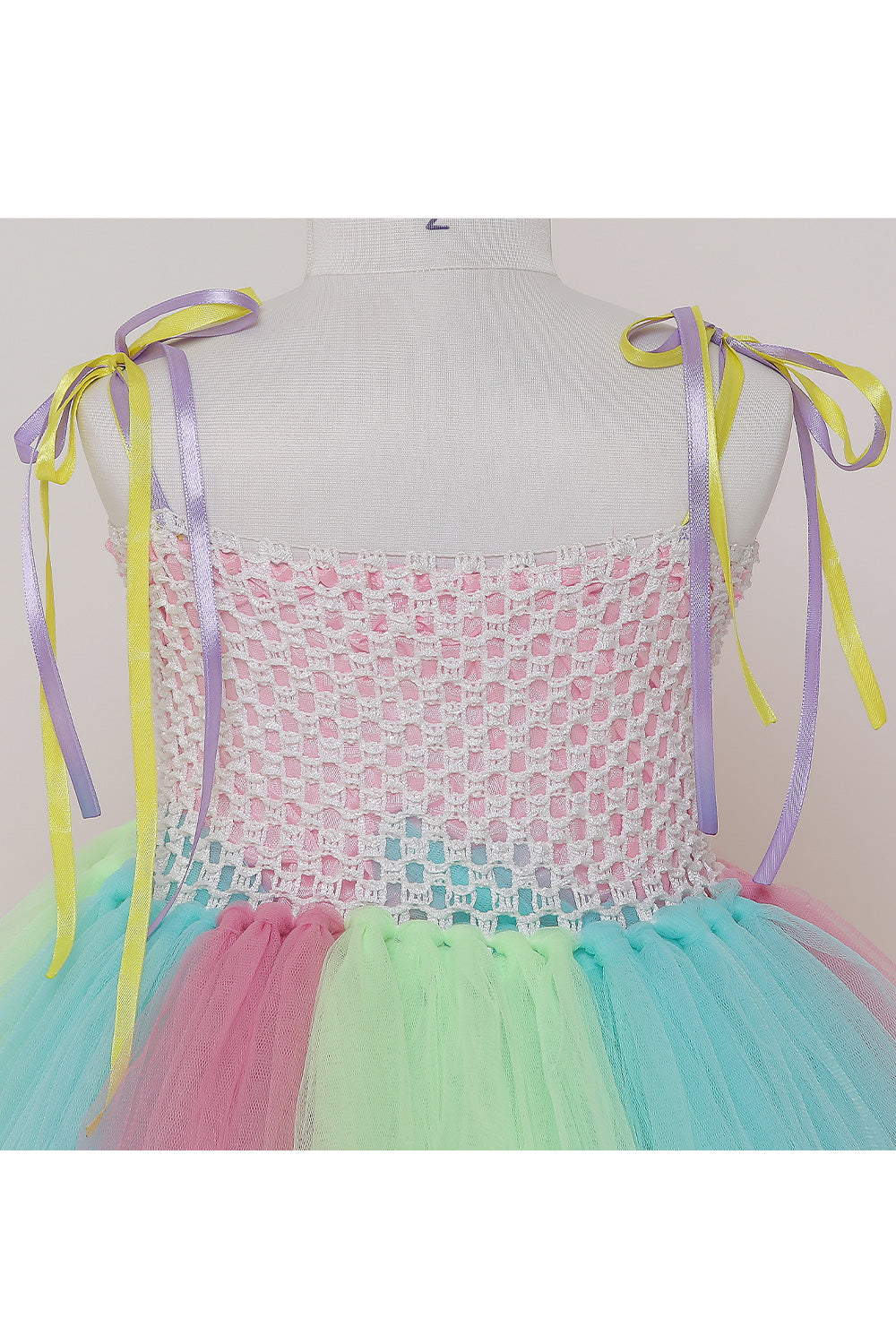 Cup cake motif multicolor tutu gown