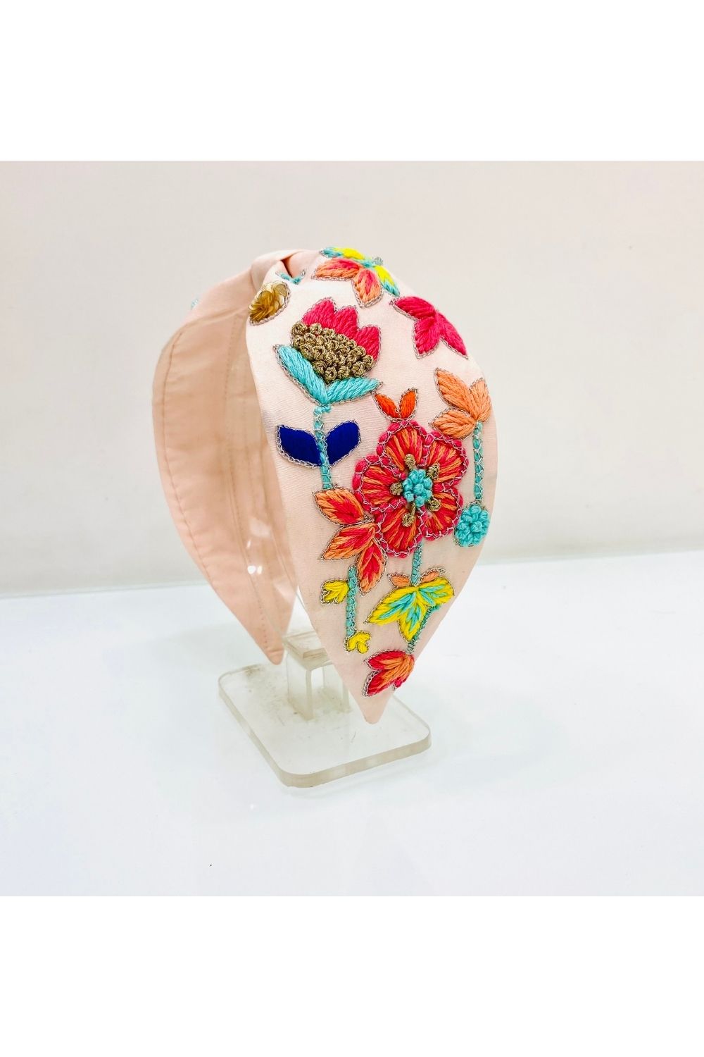 Peach splendor pure crepe hairband