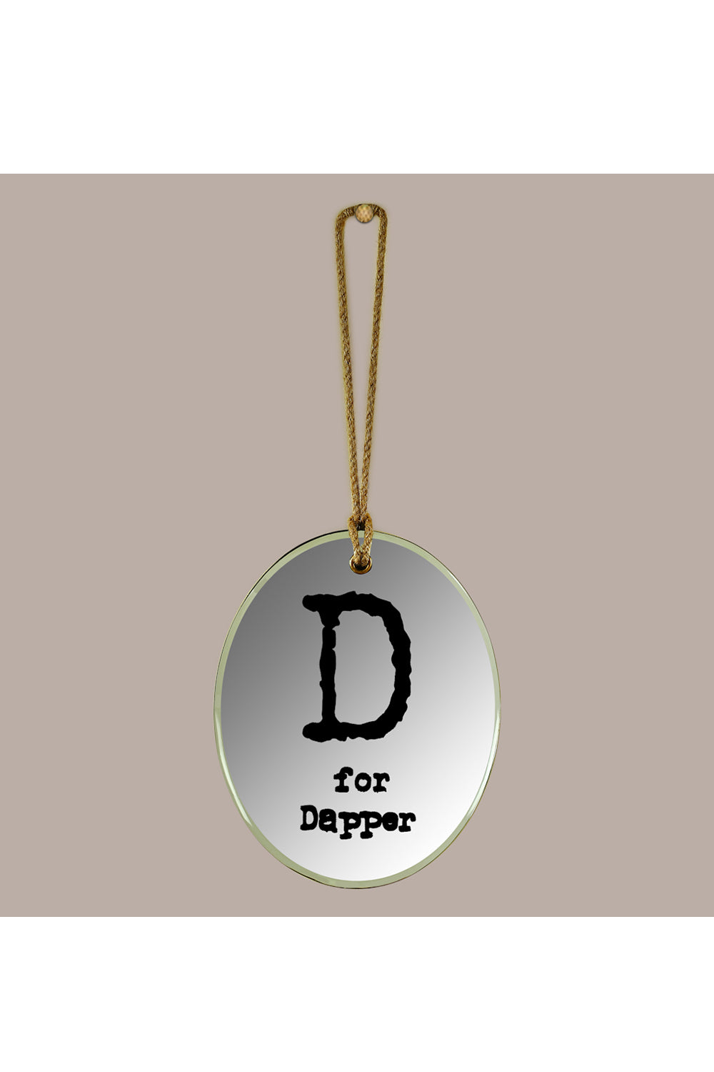 D For Dapper Oval Mirror Frame
