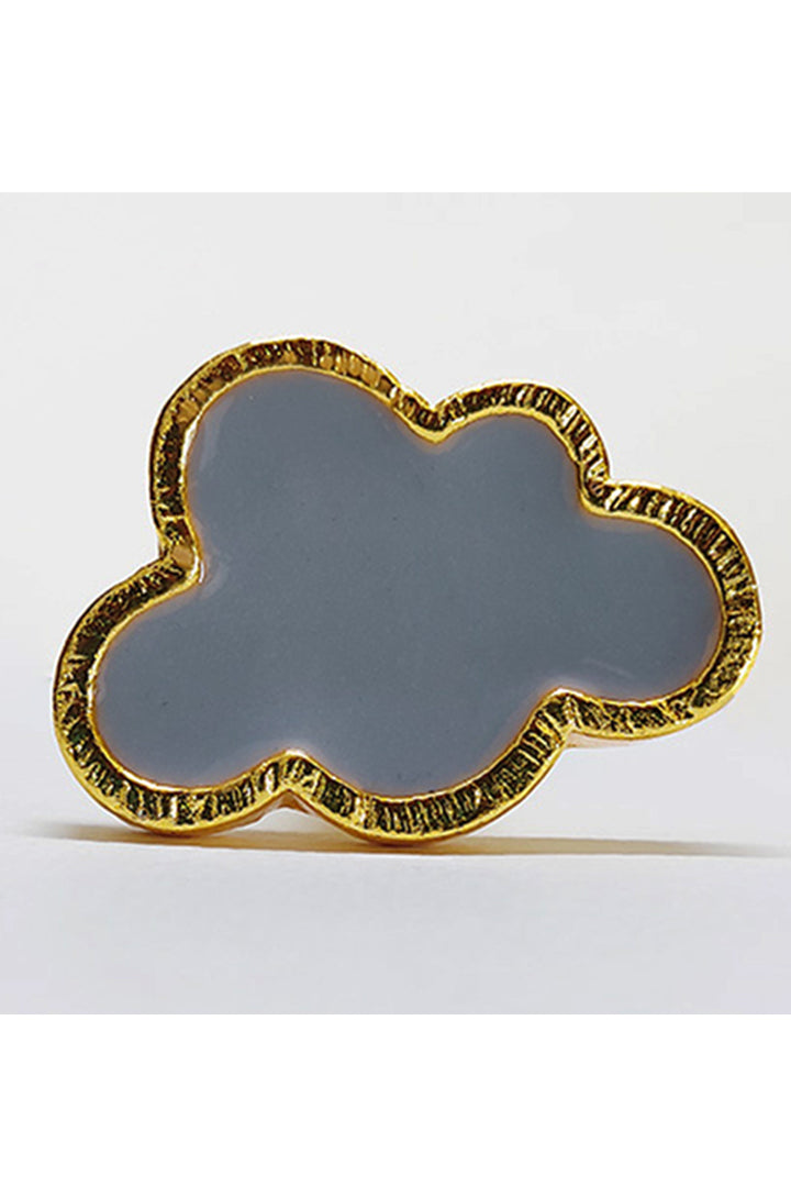 Cloud Brass Knobs