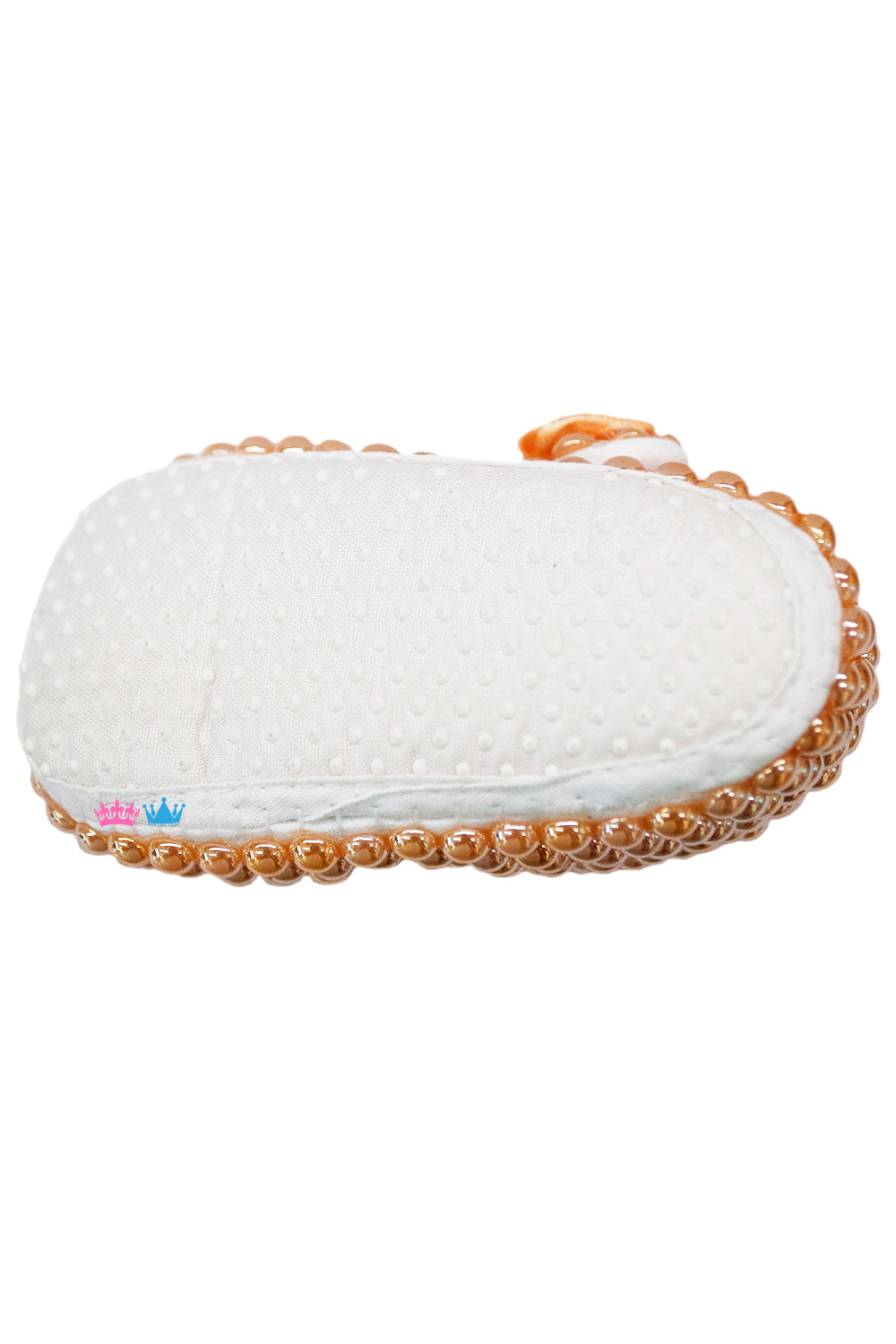 Peach Flower With Peach Base Shoes