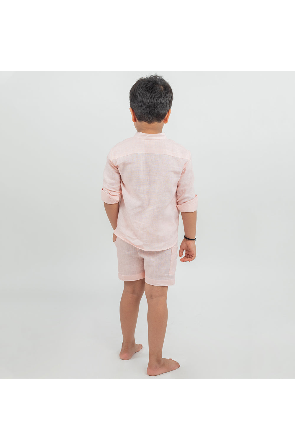 Light pink shirt with shorts