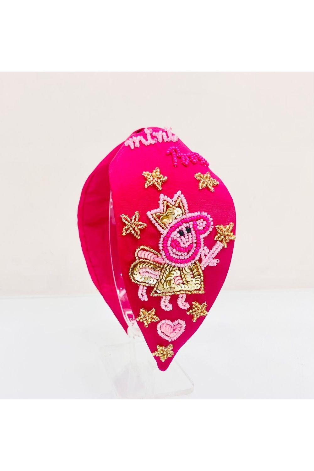 Pink peppa pig pure crepe hairband