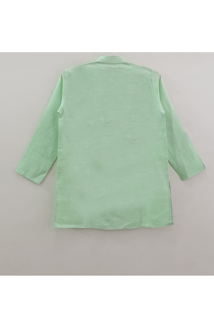 Hand painted rose kurta shirt