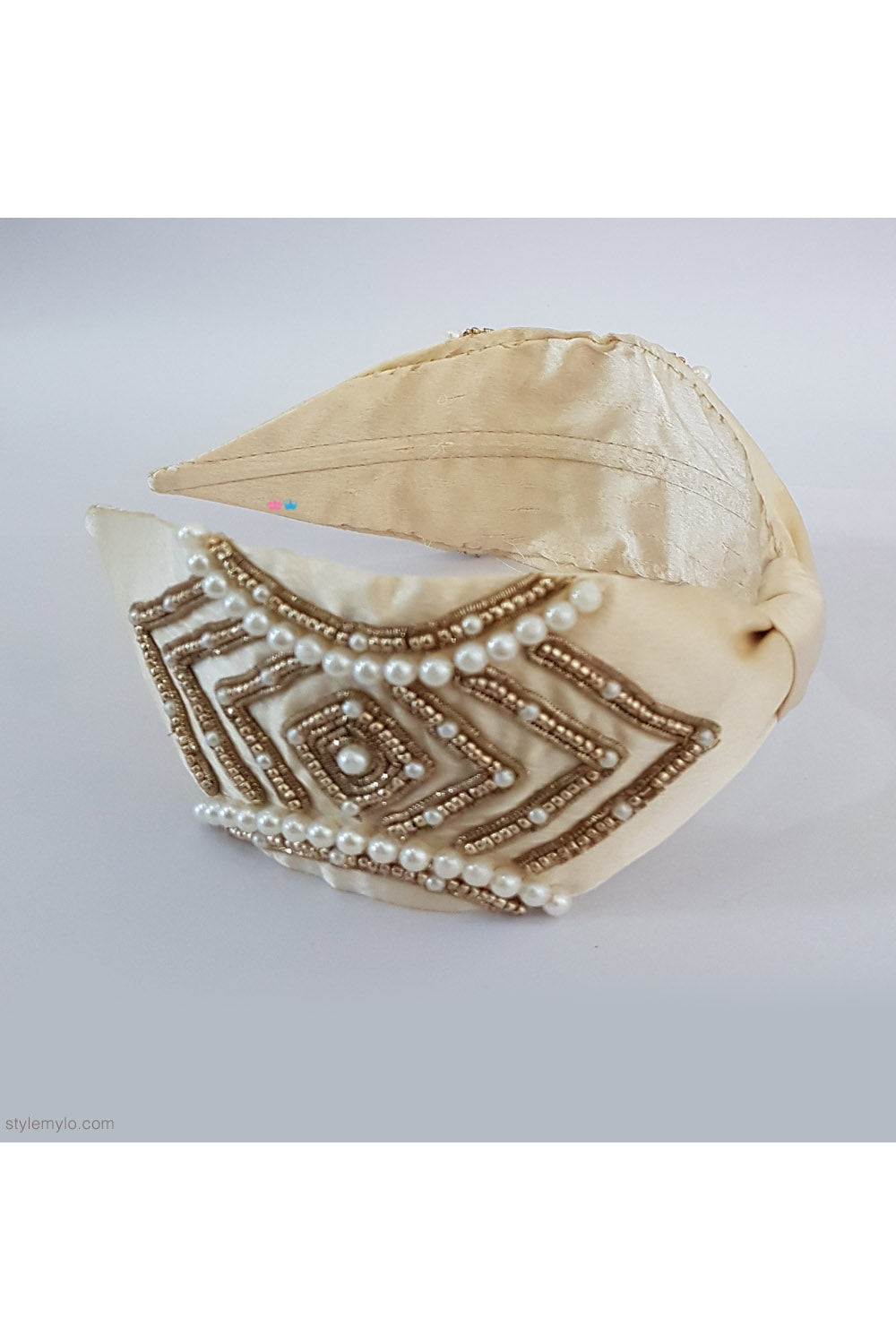 Off white diamond hairband