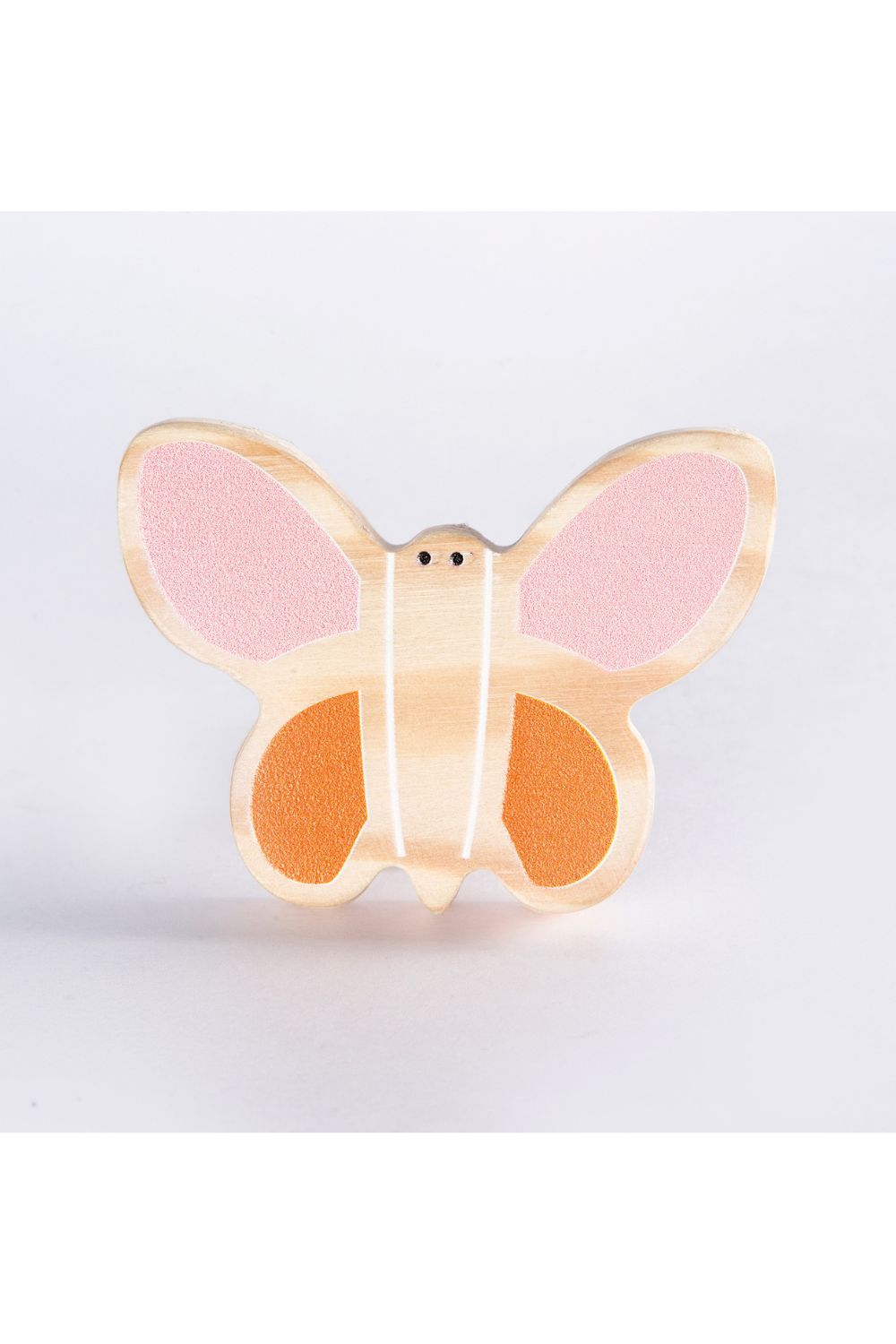 Butterfly Face Wooden Knob