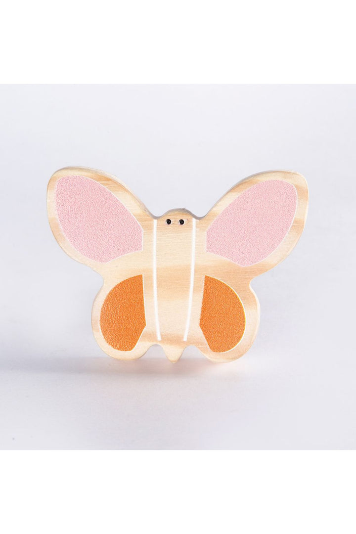Butterfly Face Wooden Knob