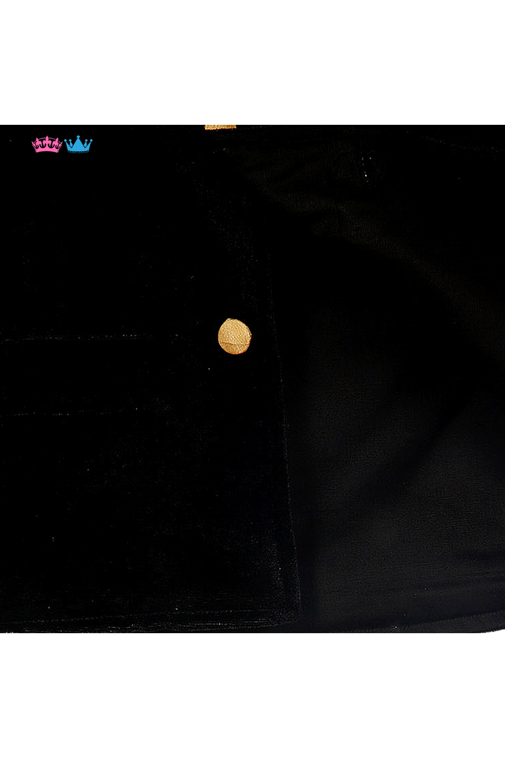 Parachute embroidered organic black velvet jacket