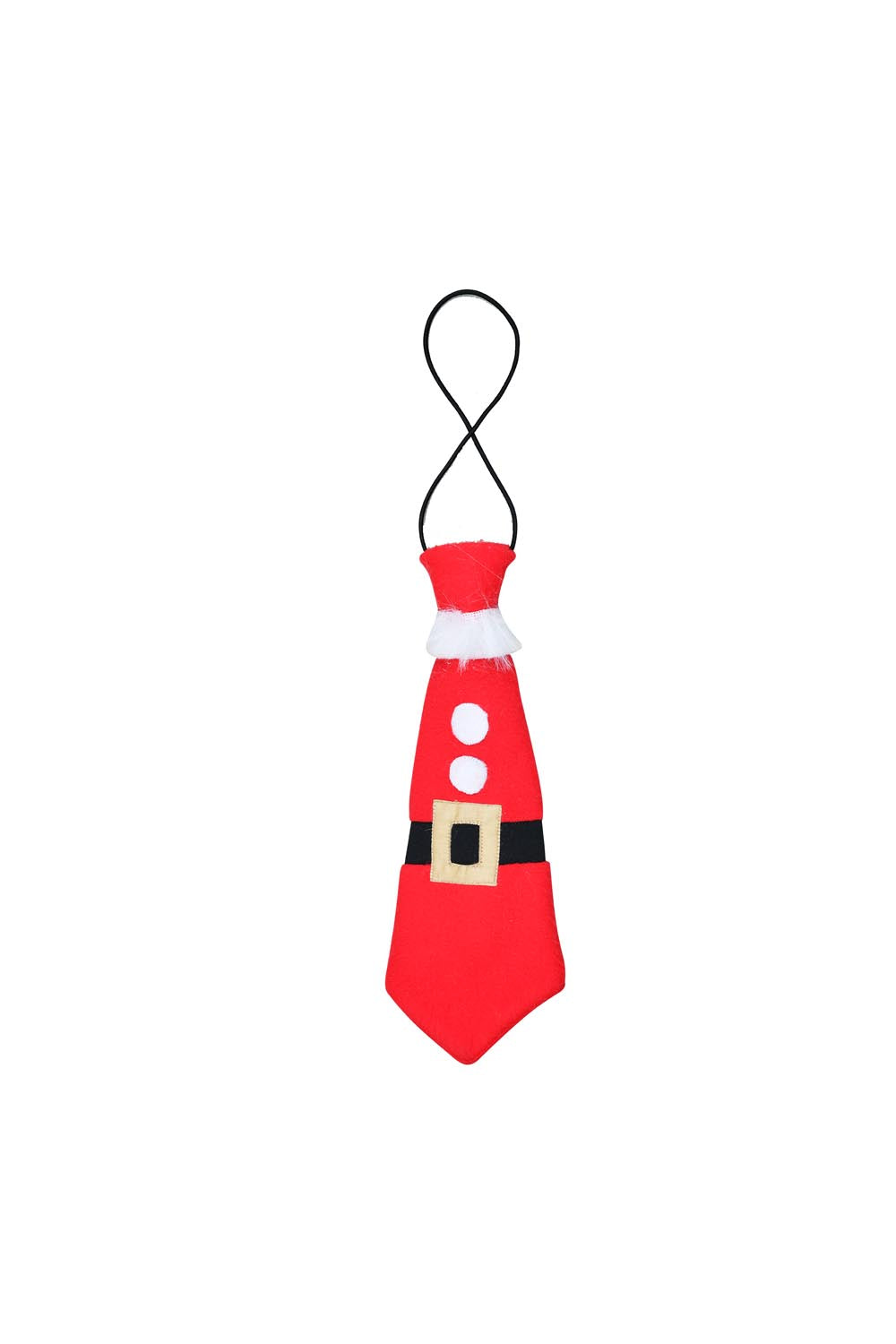 Red santa tie