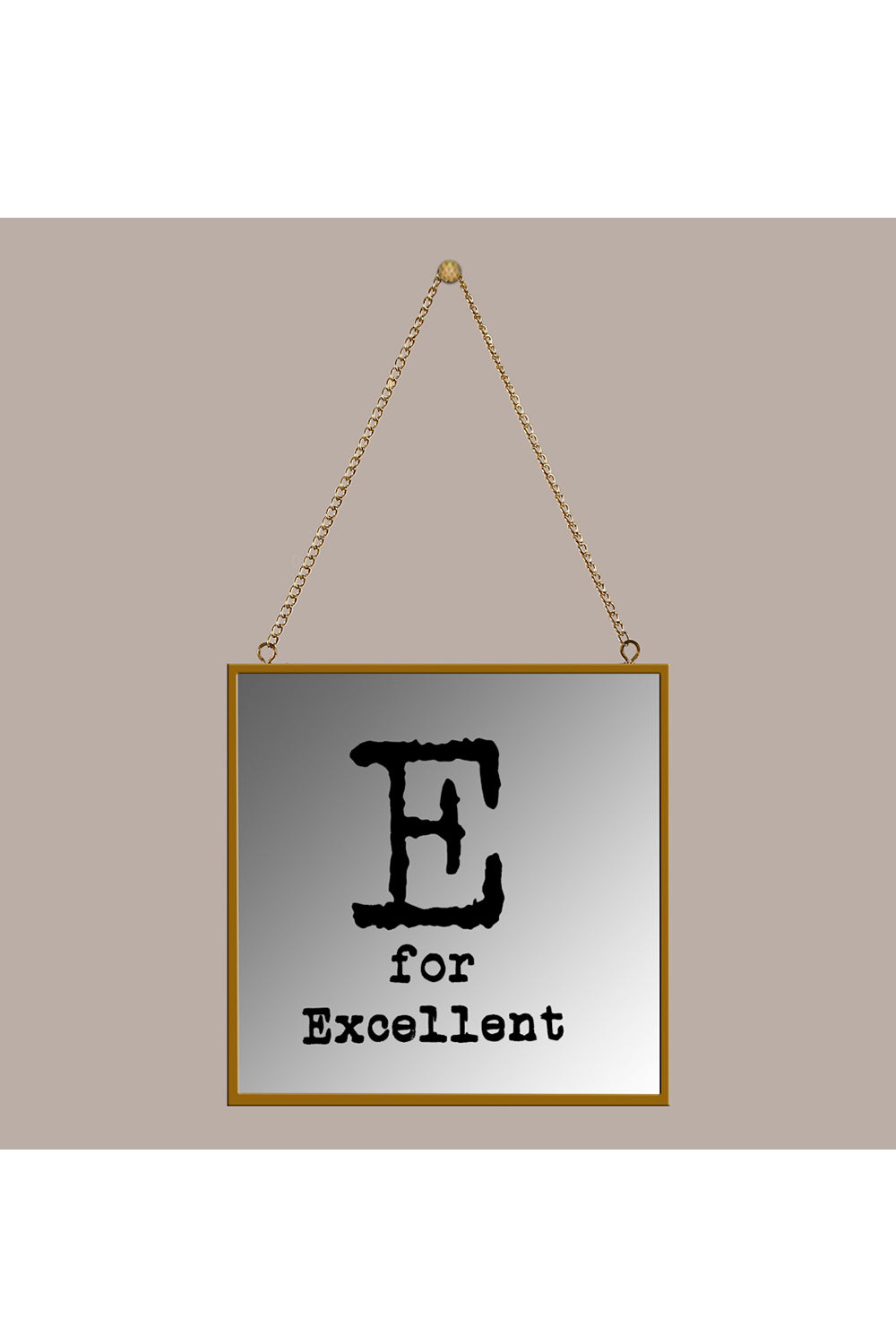E For Excellent Square Mirror Frame