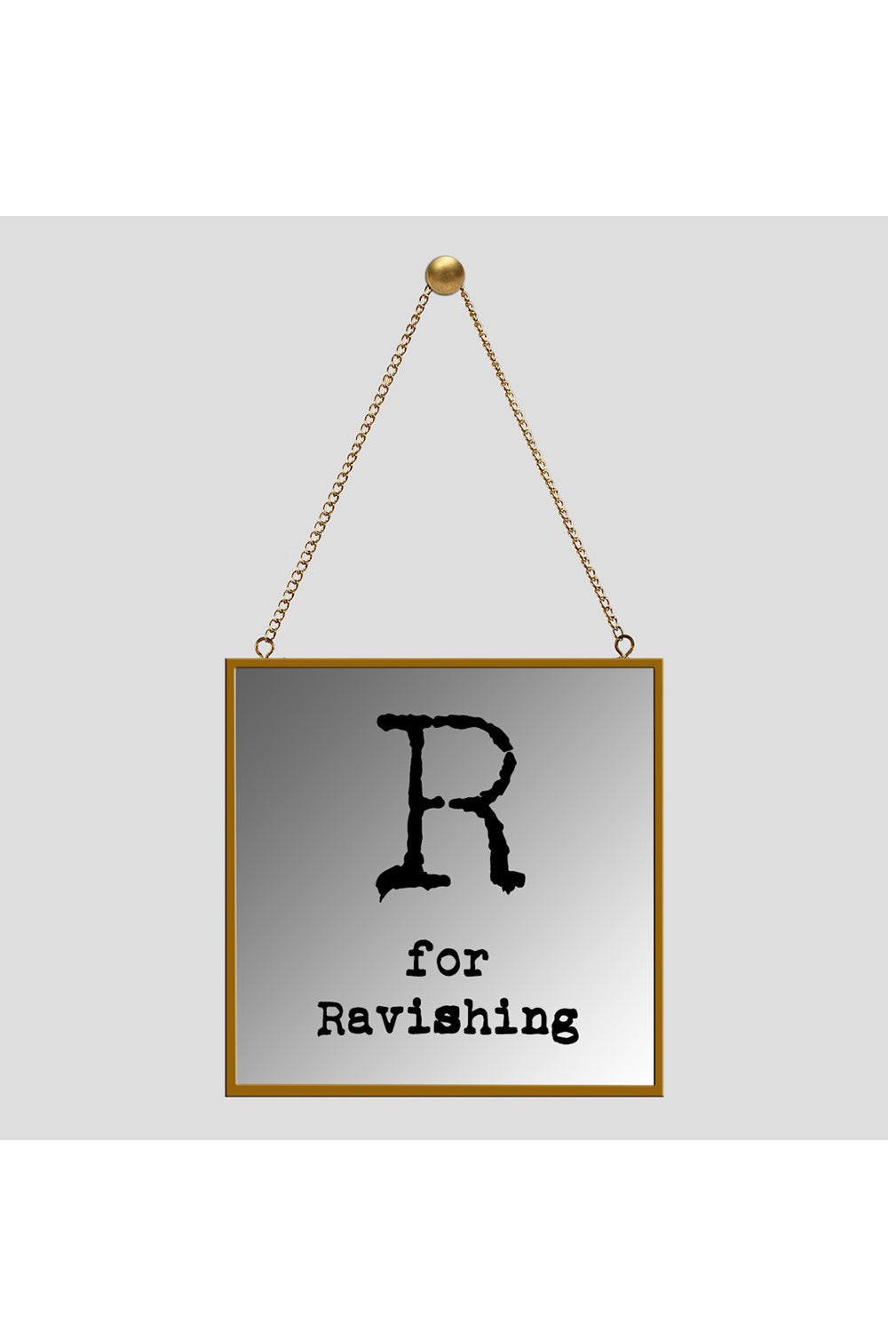 R For Ravishing Square Mirror Frame