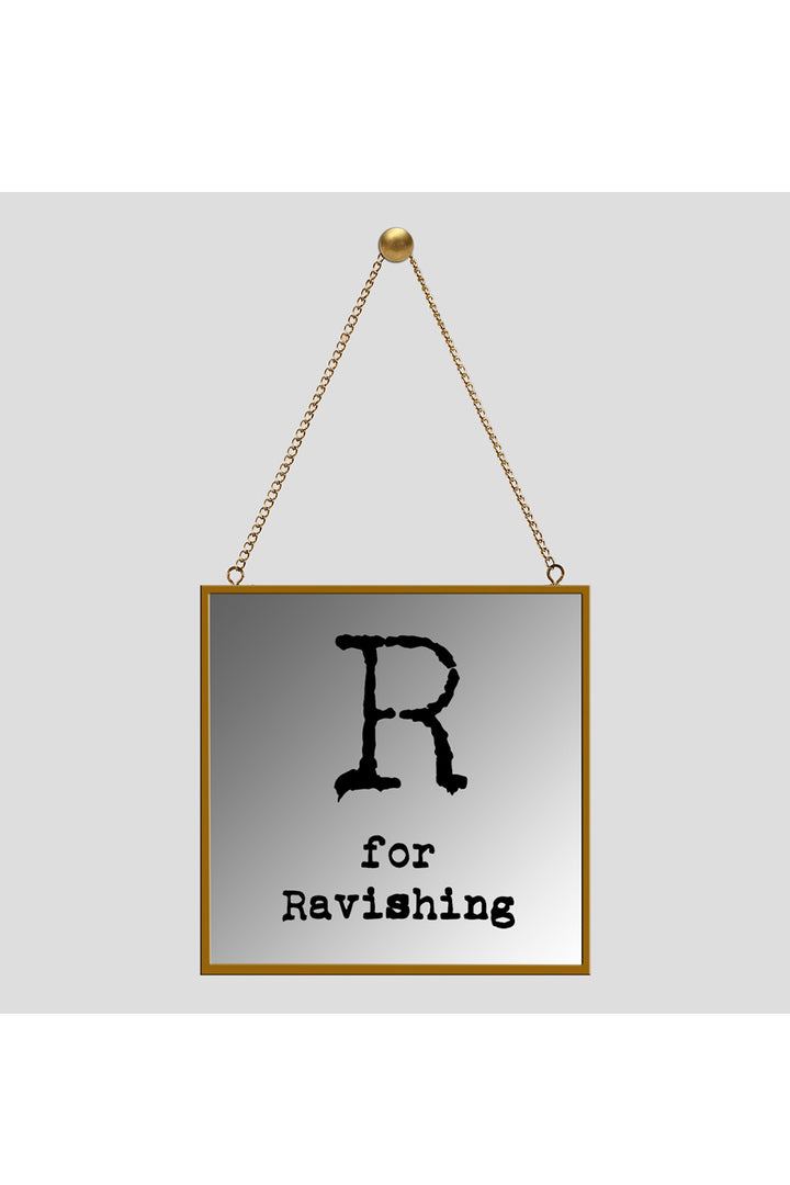 R For Ravishing Square Mirror Frame