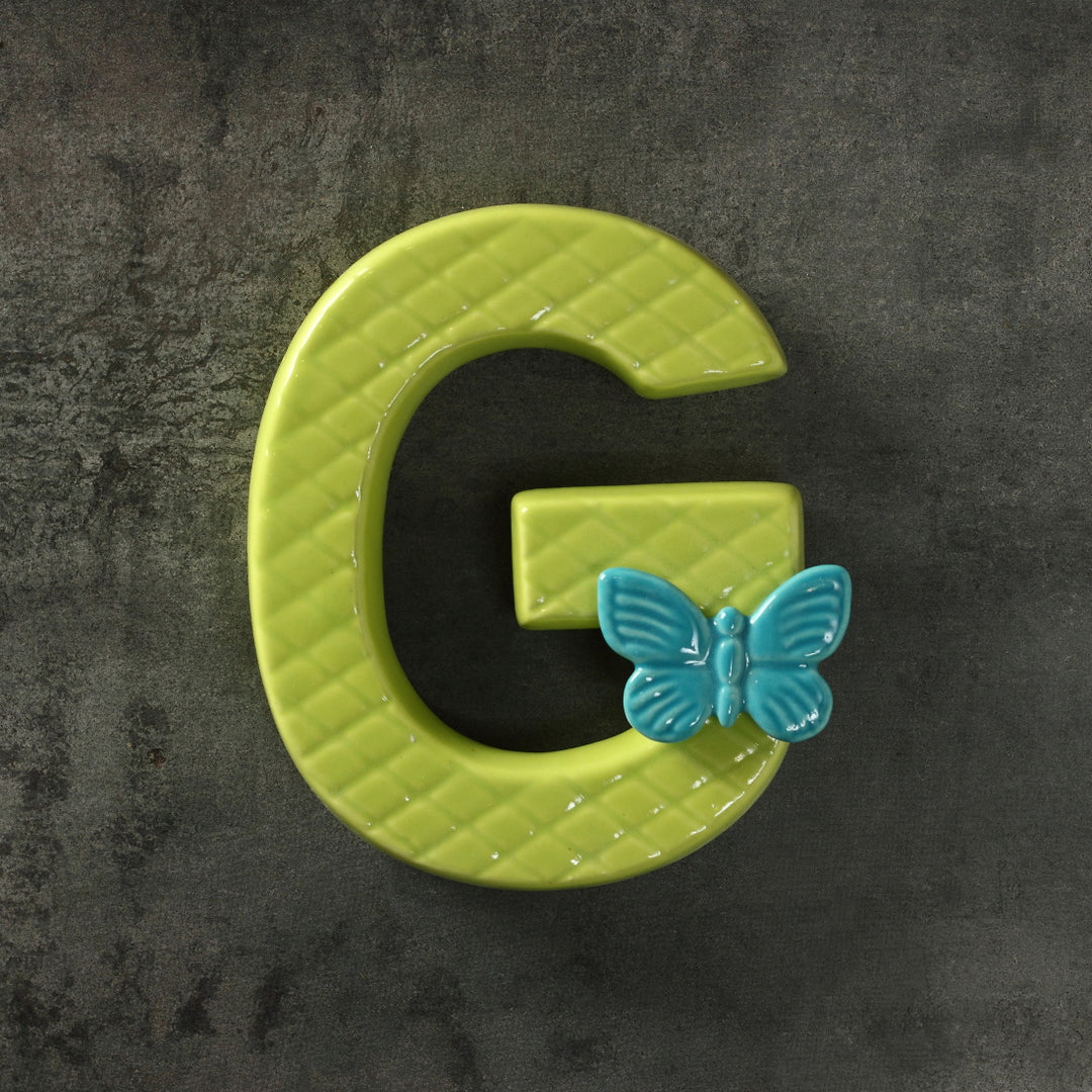 Pretty Butterfly Letter G