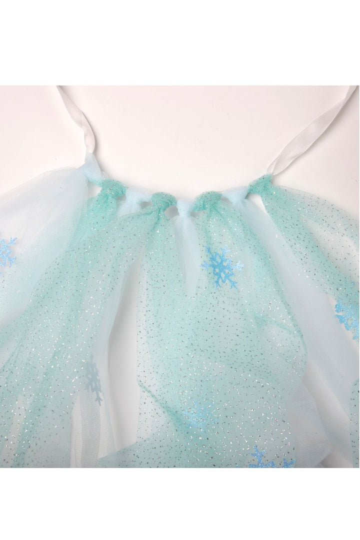 Blue And White Halloween Snowflakes Theme Set Of 5