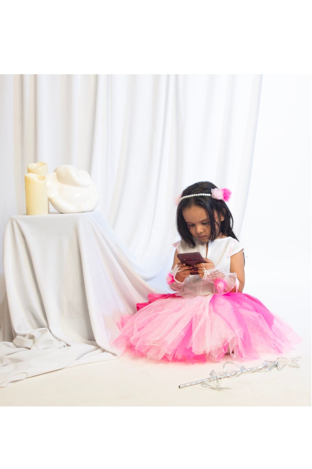 Pink Halloween Fairy Theme Set Of 4