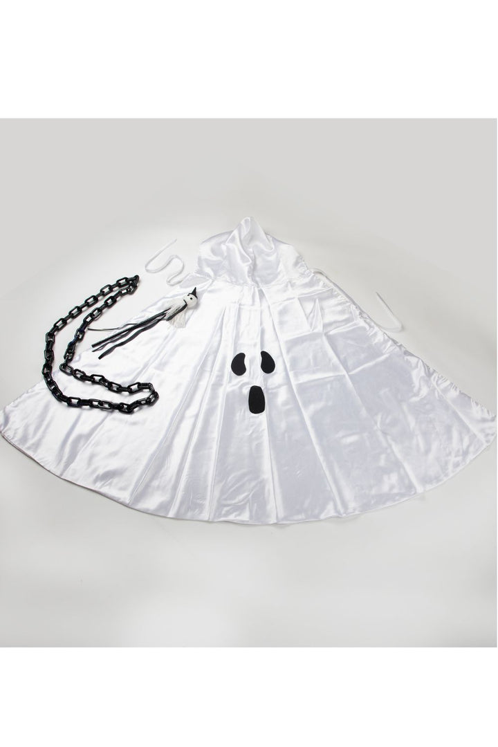 White And Black Halloween Ghost Theme Set Of 3