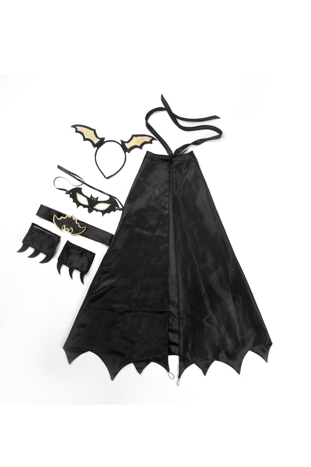 Black Halloween Batman Theme Play Set Of 4