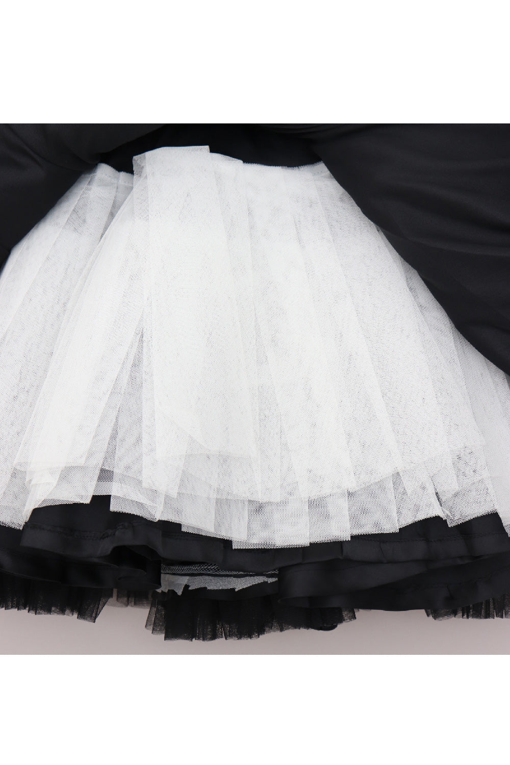 Black And Green Feather Detailing Frill Dress