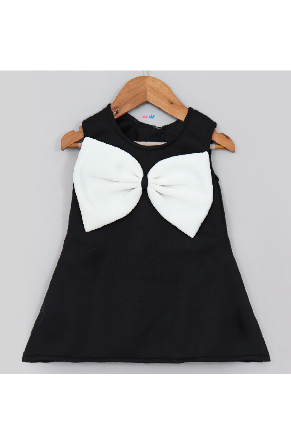 Black Bow Detailing Scuba Dress