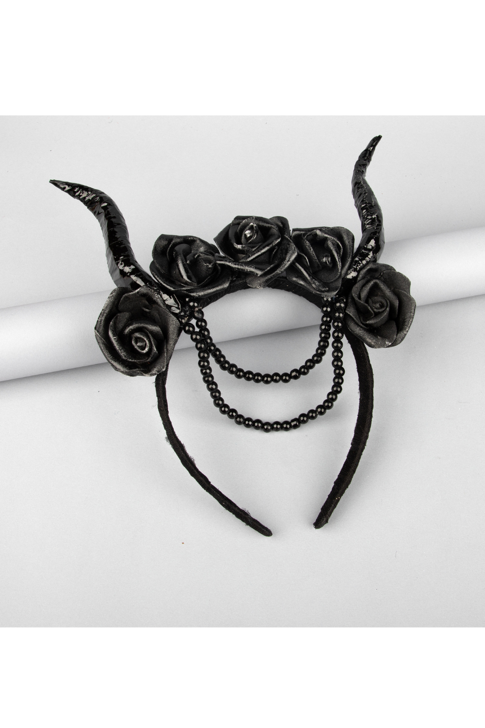 Black Couture Gothic Theme Halloween Hairband