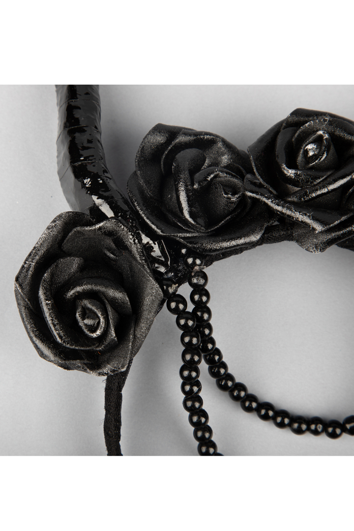 Black Couture Gothic Theme Halloween Hairband