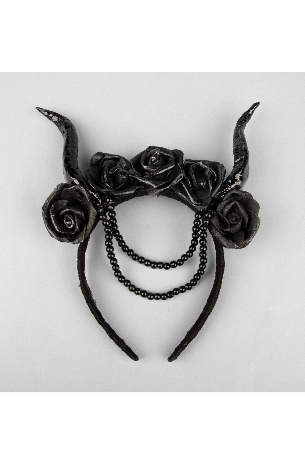 Black Couture Gothic Theme Halloween Hairband